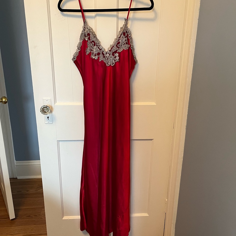 Vintage Red Nightgown
